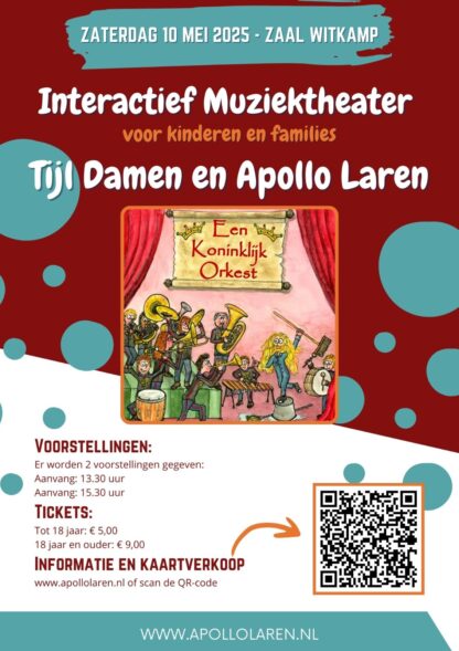 Theatervoorstelling Een koninklijk orkest (13:30 uur) (<18 jaar)